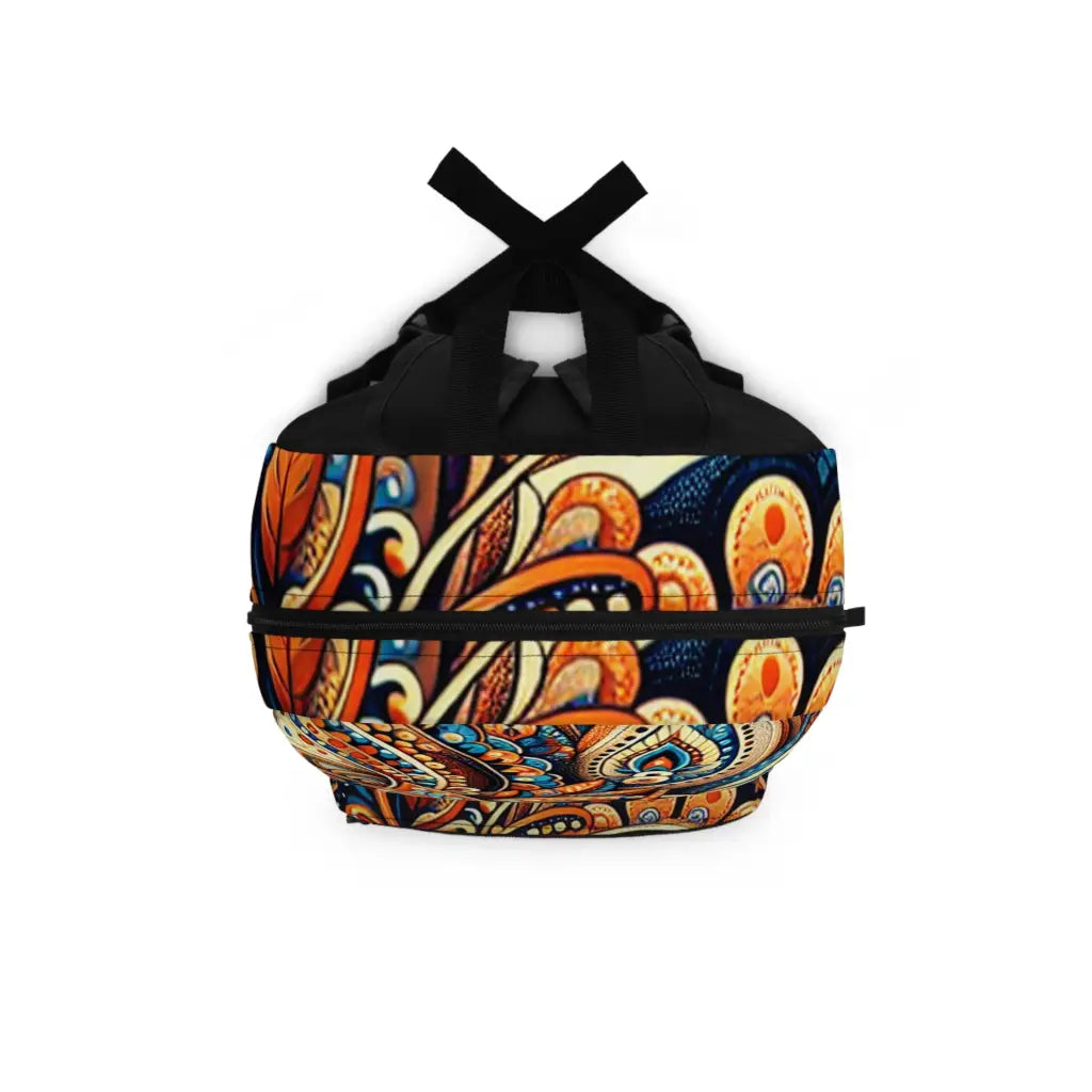 Flowing Tapestry of Intricate Patterns Backpack One size