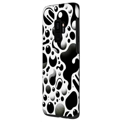Fluid Monochrome: A Dynamic Liquid Pattern Case (iPhone