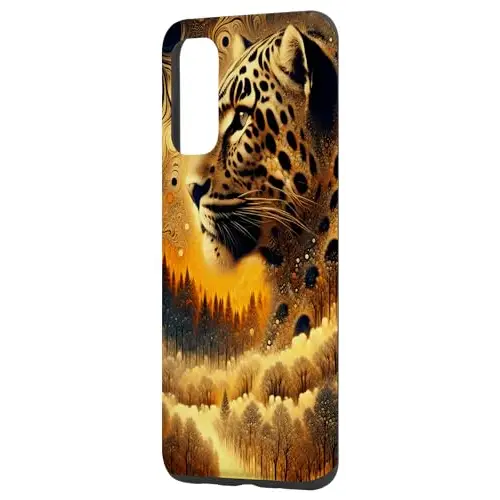 Forest Sentinel: Captivating Leopard Portrait Case (iPhone
