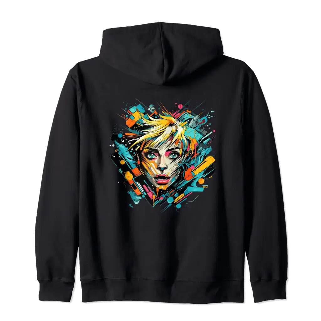 Fractured Reality: A Startling Revelation Zip Hoodie Apparel