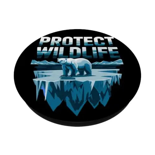 Fragile Refuge: The Plight of Polar Bears PopSockets