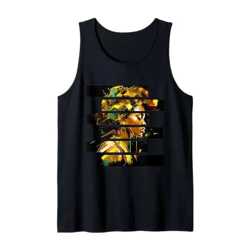 Fragmented Essence: Radiant Afrocentricity Tank Top Apparel