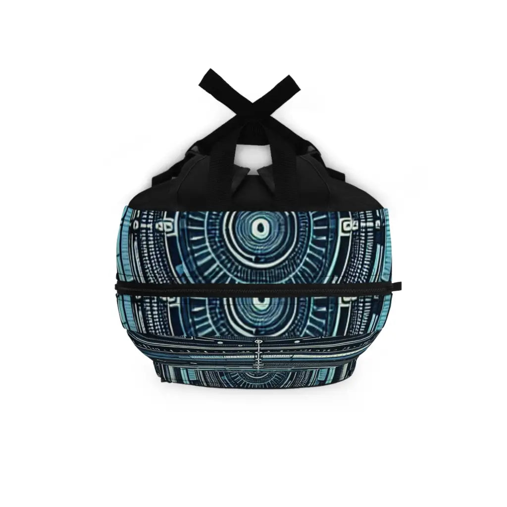 Futuristic Digital Interface Backpack One size Bags