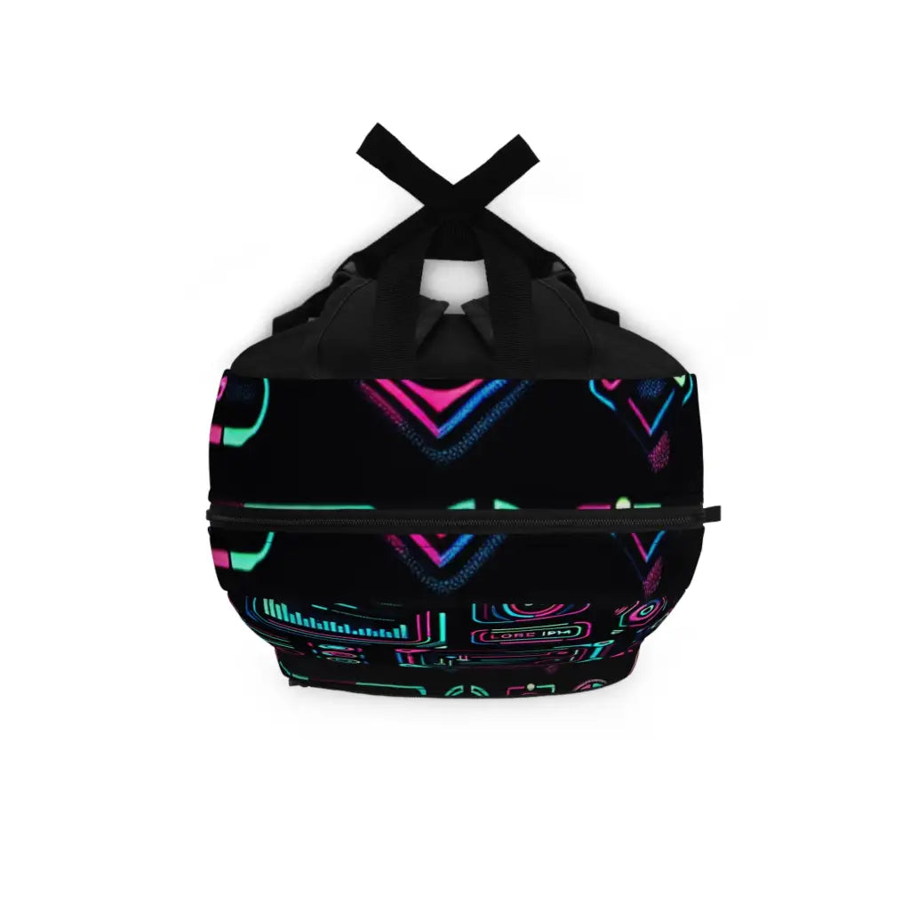 Futuristic Interface Panels Backpack One size Bags