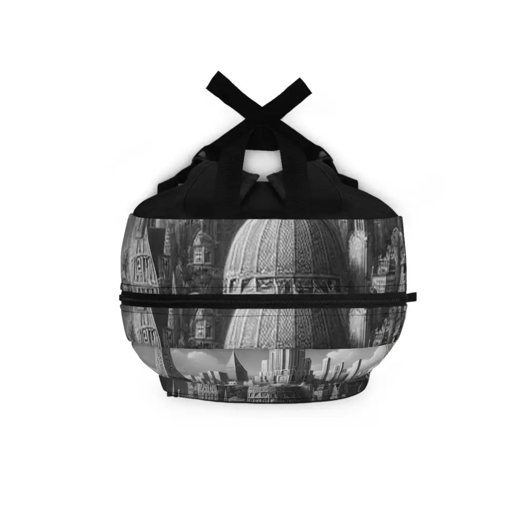 Futuristic Island Haven Backpack One size Bags