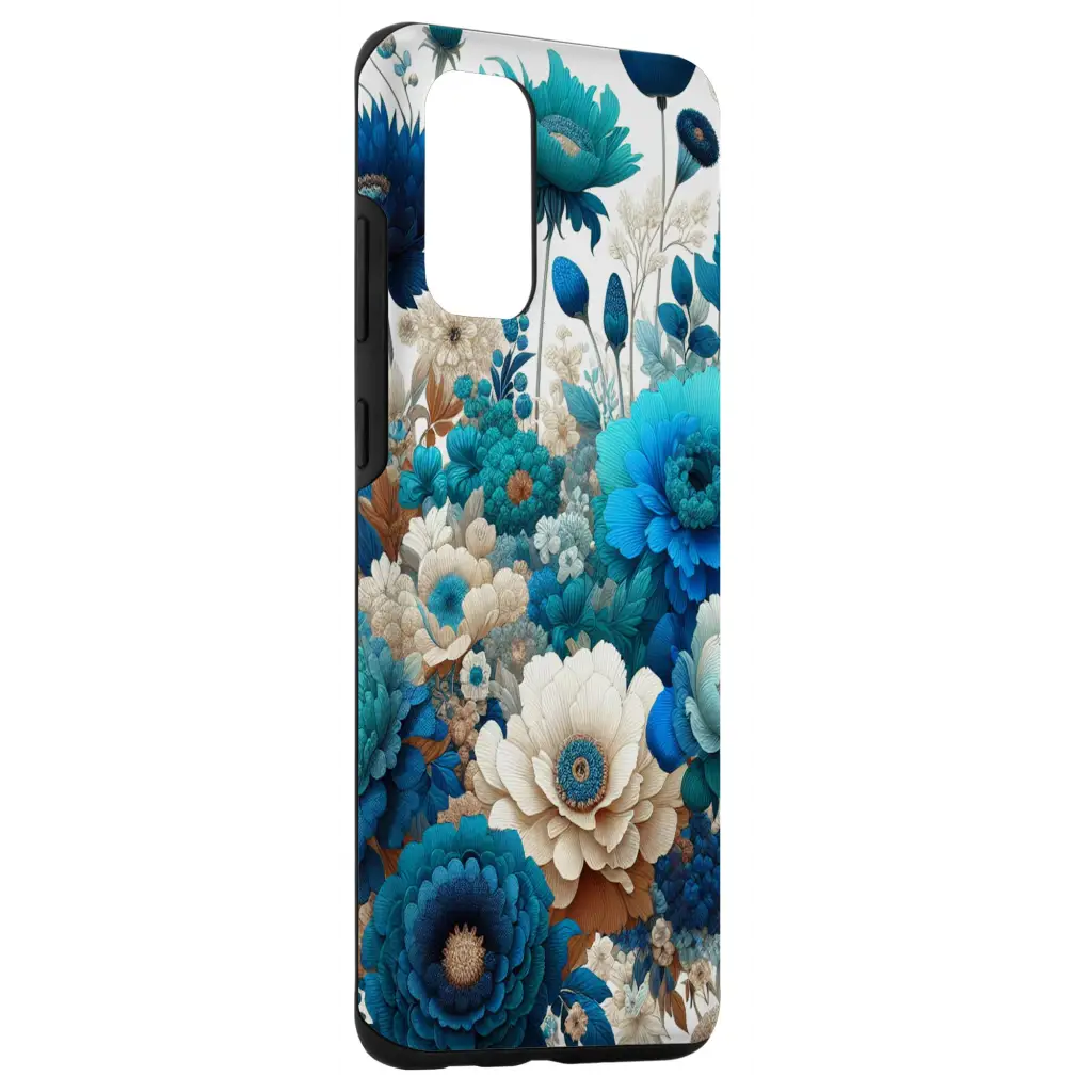 Galaxy S20 + Psychedelic Garden: Dancing Florals in Teal