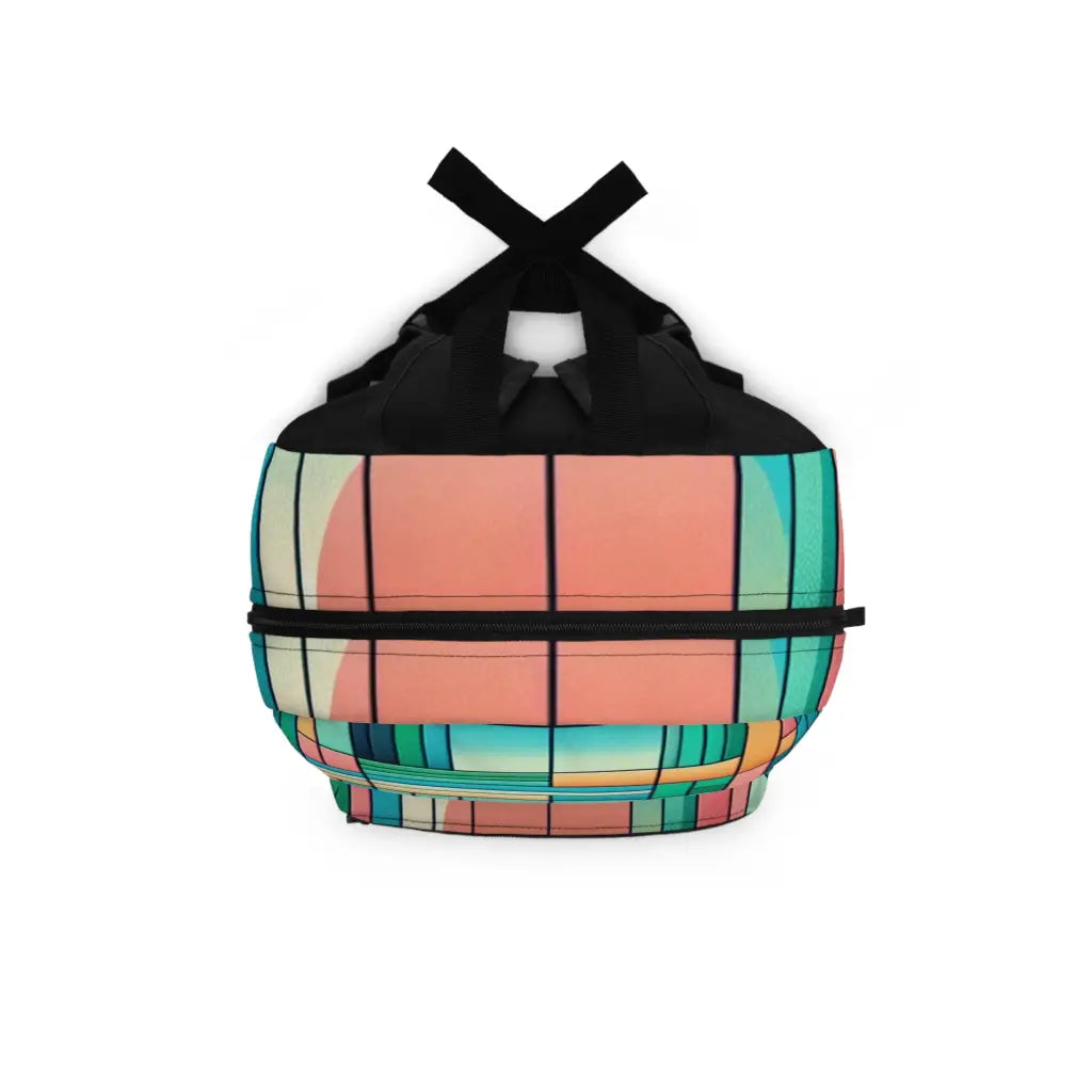 Geometric Landscape at Dusk Backpack One size Bags