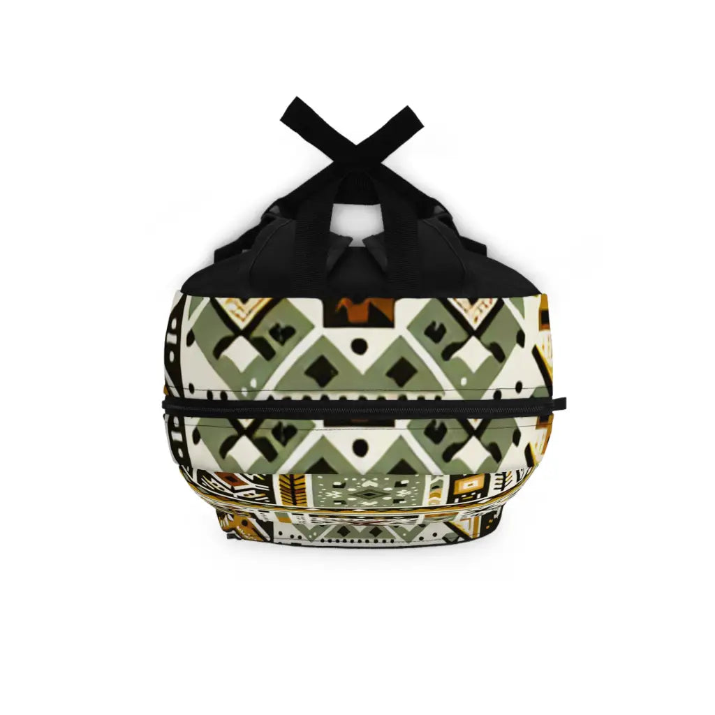 Geometric Mosaic Array Backpack One size Bags