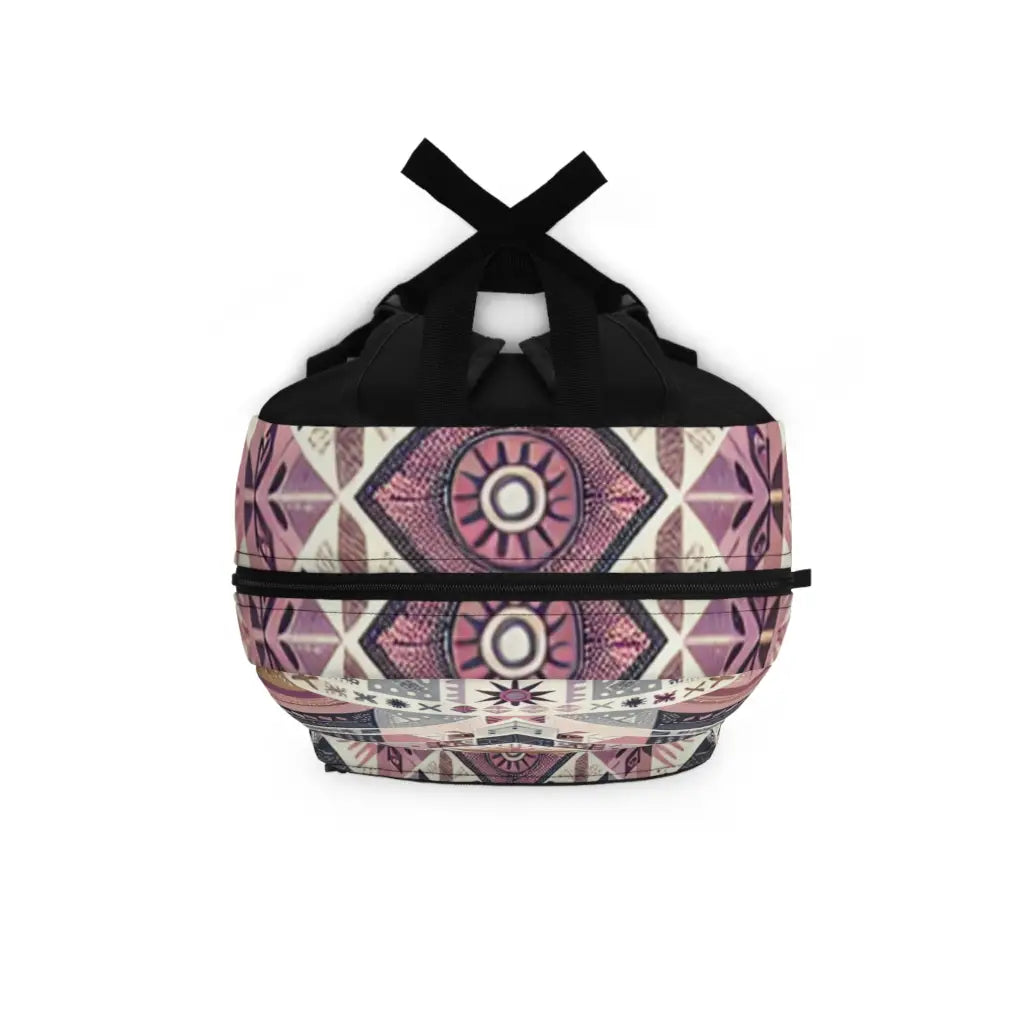 Geometric Mosaic of Tradition Backpack One size Bags
