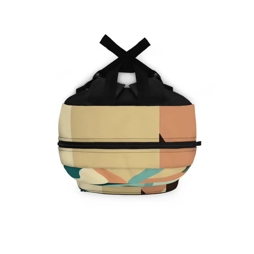 Geometric Nature Collage Backpack One size Bags