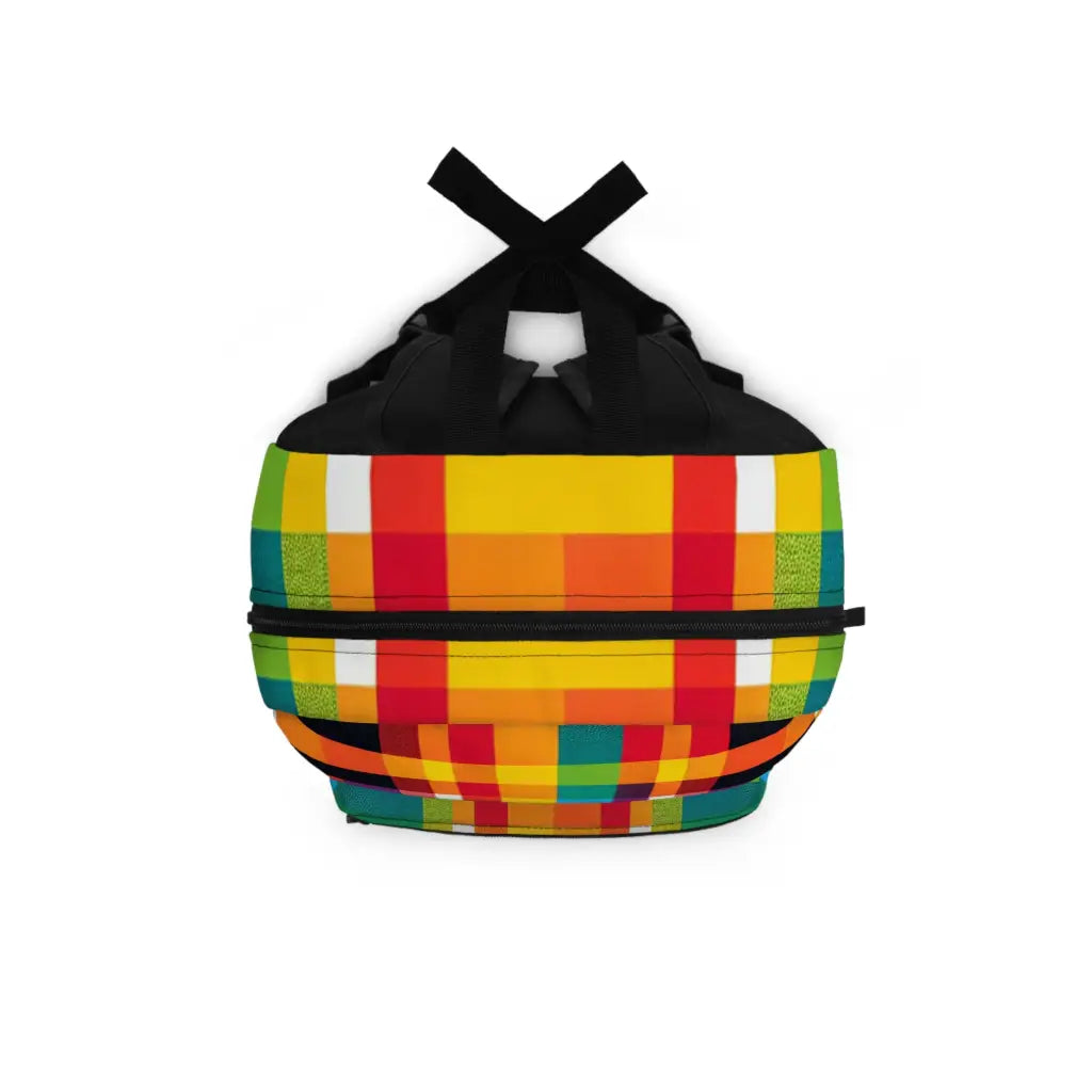 Geometric Spectrum Mosaic Backpack One size Bags