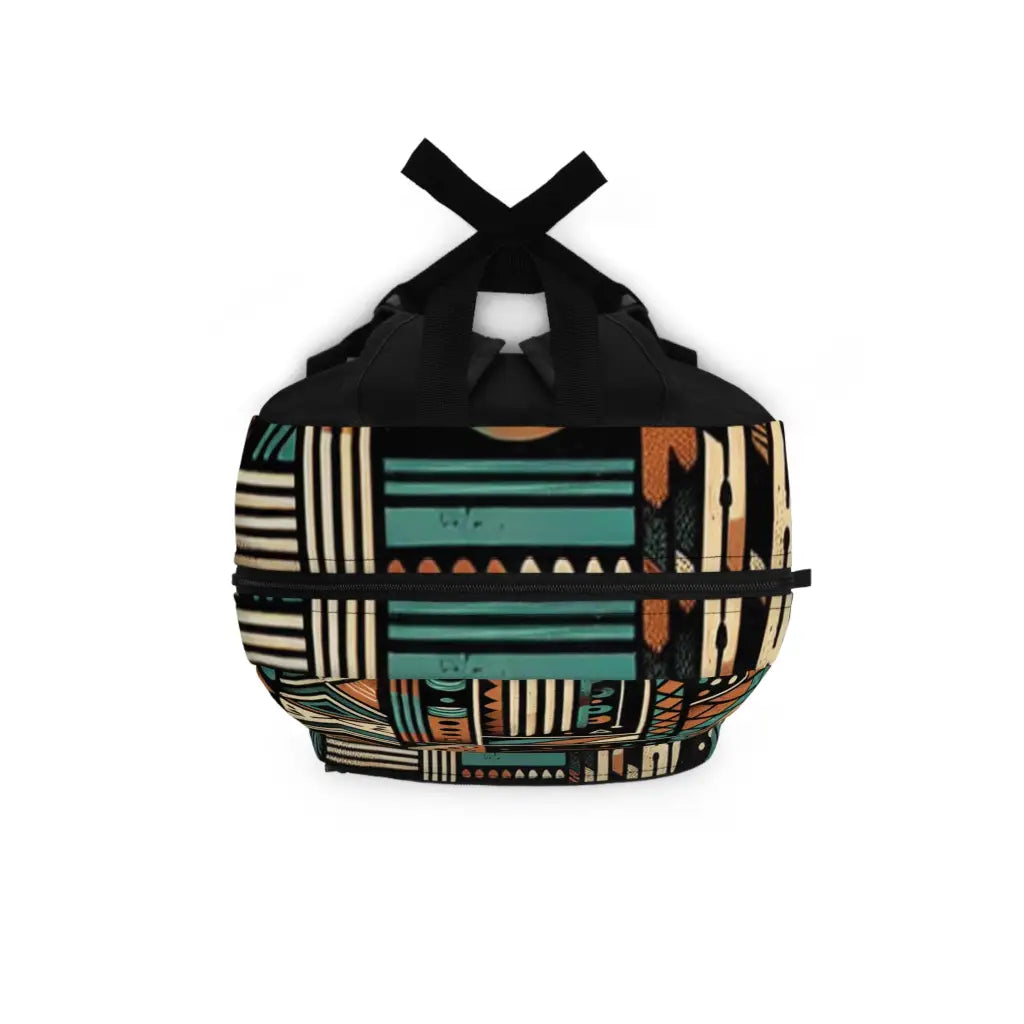 Geometric Tapestry in Rich Hues Backpack One size Bags