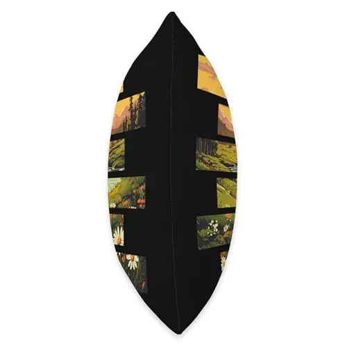 Golden Meadows: Sunrise Over Blossoming Fields Throw Pillow