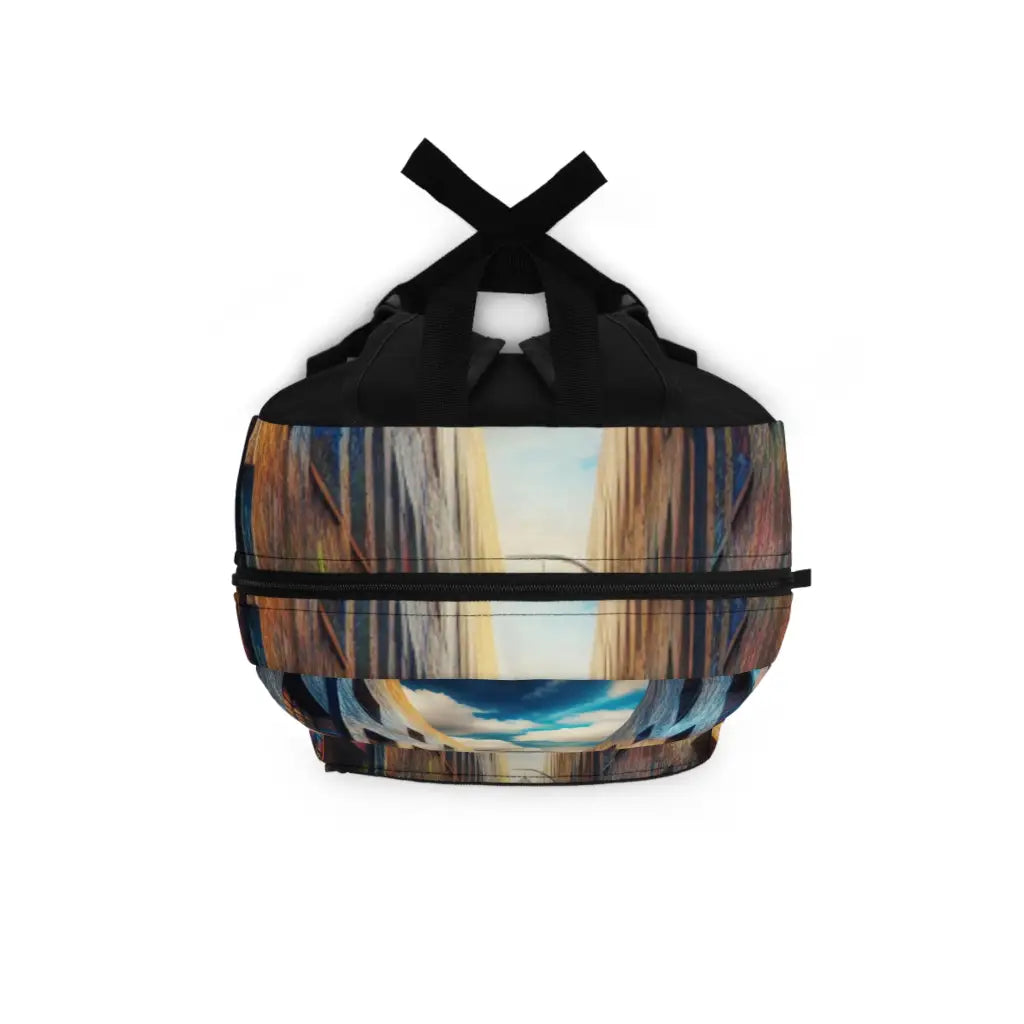 Graffiti Alleyway Exploration Backpack One size Bags