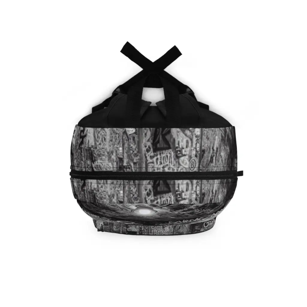 Graffiti Expressions in Black and White Backpack One size