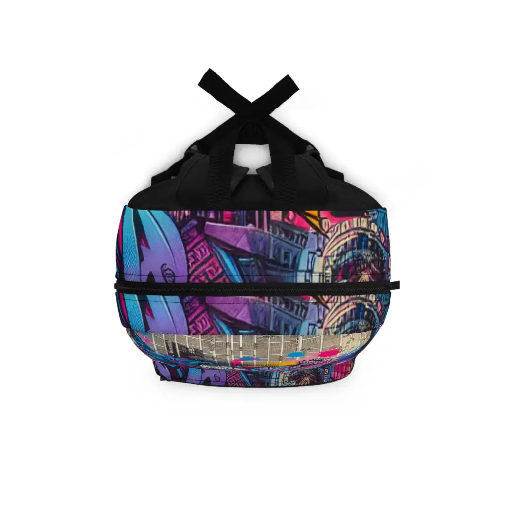 Graffiti Legends in Colorful Layers Backpack One size Bags