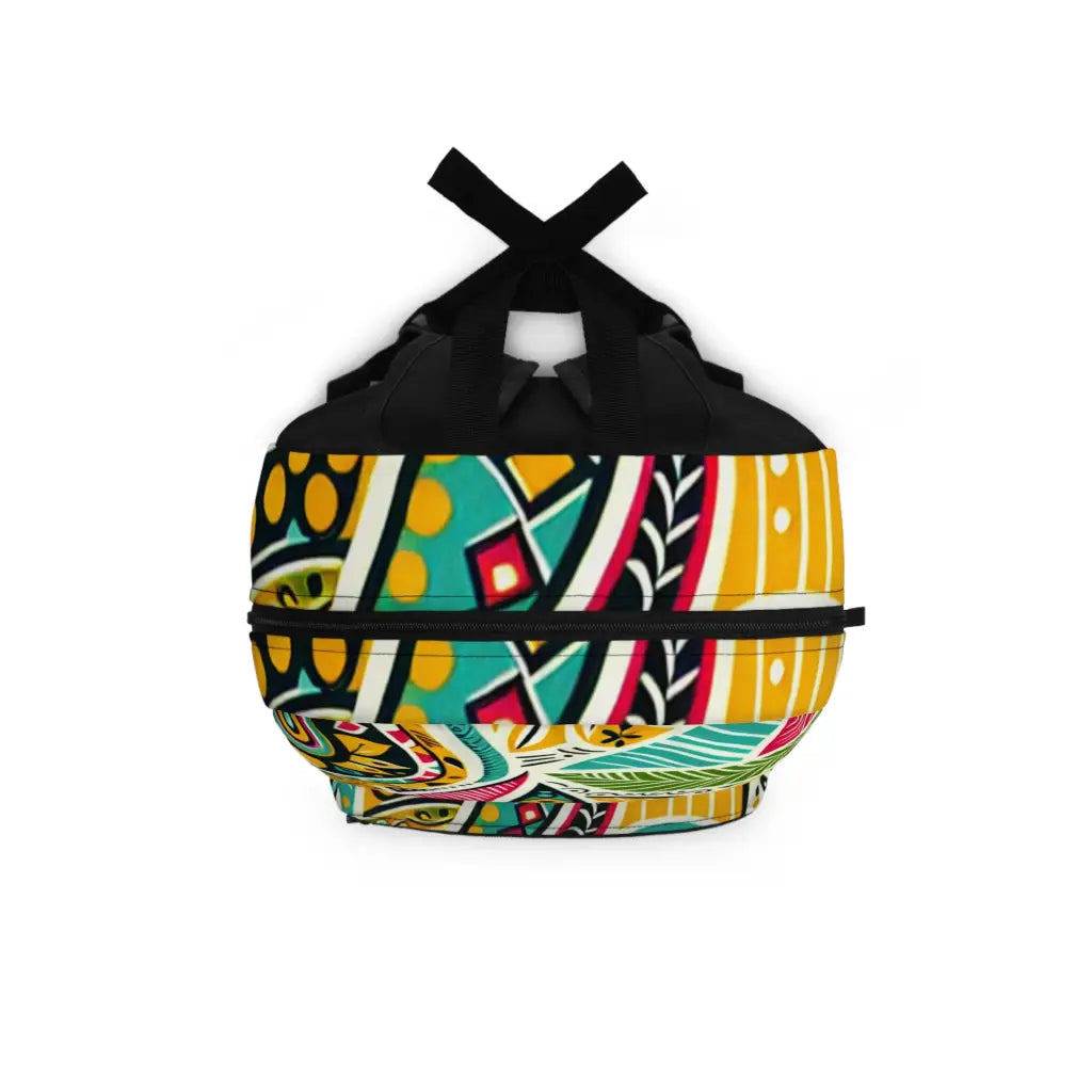 Intricate Patterns of Whimsy and Color Backpack One size