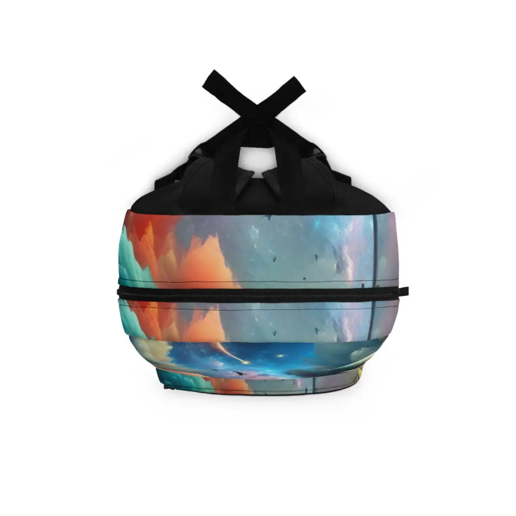Journey Through the Colorful Skies Backpack One size Bags