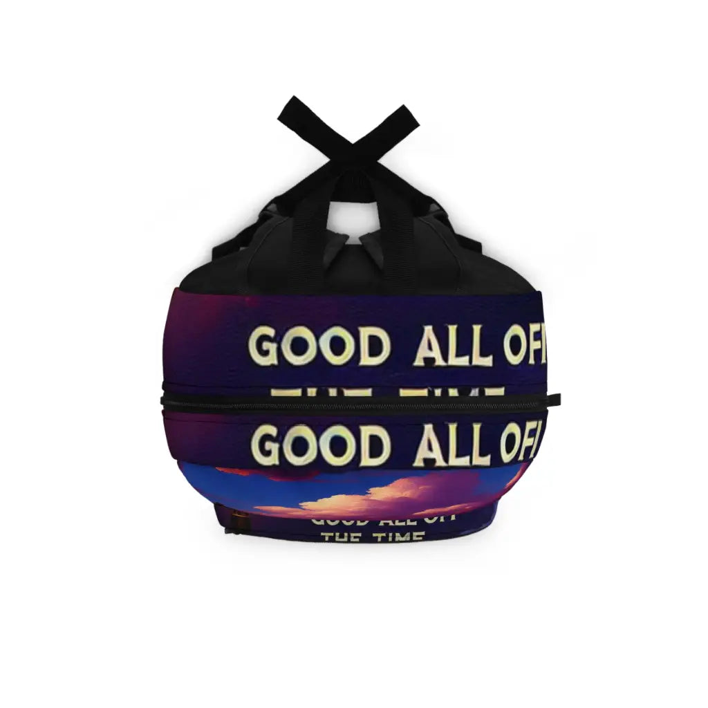 Lamp Post Against a Colorful Sky Backpack One size Bags