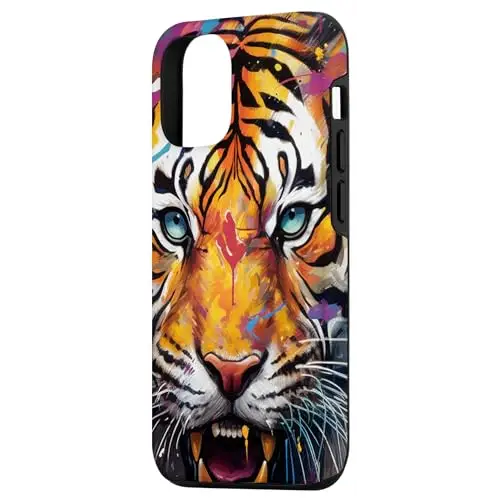 Majestic Tiger: A Vivid Predator Encounter Case (iPhone