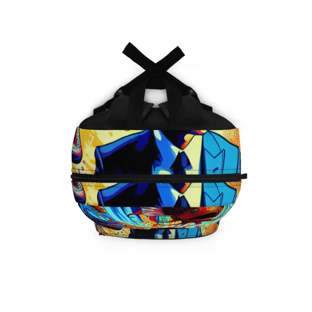 Man in the Sea of Fishes Backpack One size Bags