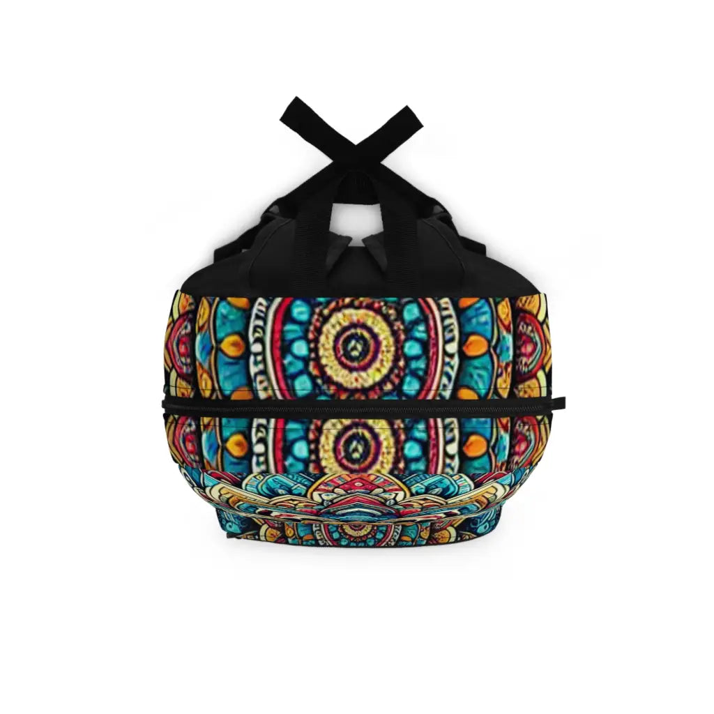 Mandala Kaleidoscope Design Backpack One size Bags
