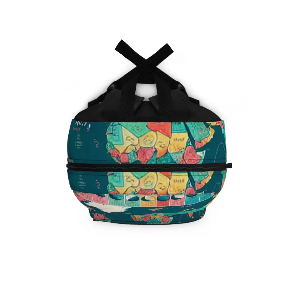 Mapping the Wonders of Our World Backpack One size Bags
