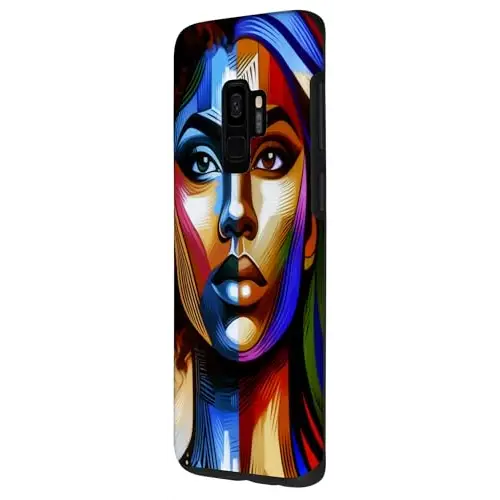Melanated Woman Artwork: She Can Do Both Case (Galaxy S9