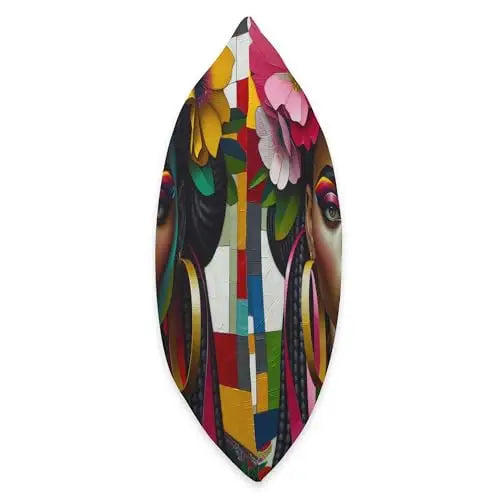 Melanin in Bloom: The Essence of Bold Beauty Throw Pillow