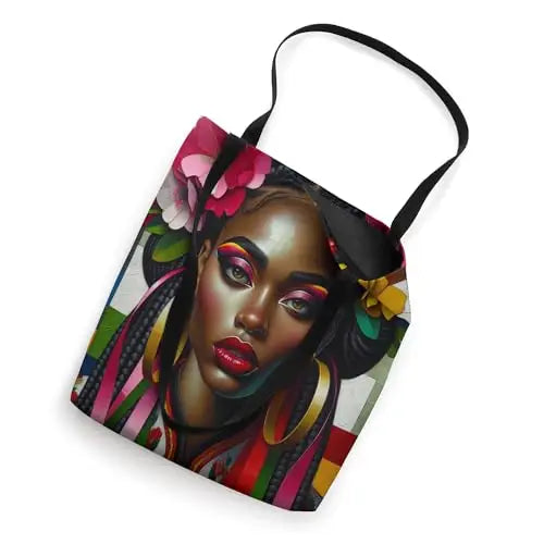 Melanin in Bloom: The Essence of Bold Beauty Tote Bag