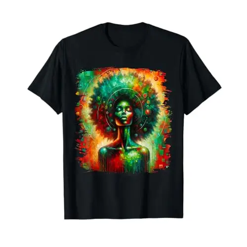 Melanin Queen’s Radiance T Shirt Apparel