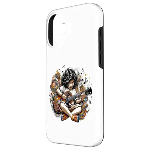 Melody in Motion: Spirited Guitar Harmony Case (iPhone