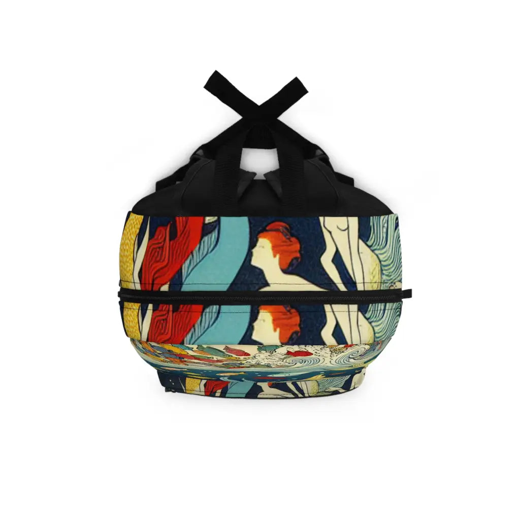 Mermaid Reverie Under the Waves Backpack One size Bags