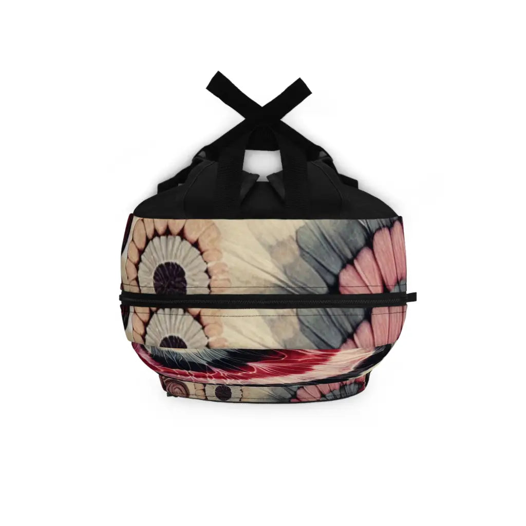 Multilayered Petals in Sepia Tones Backpack One size Bags