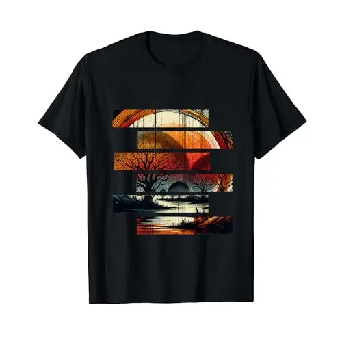 Mystic Twilight Silhouette Embraces Dusk T Shirt Apparel