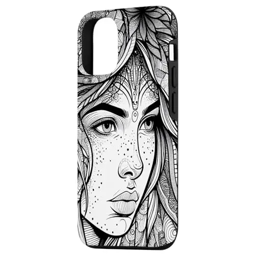 Nature’s Elegance: Mother Nature in Black and White Case