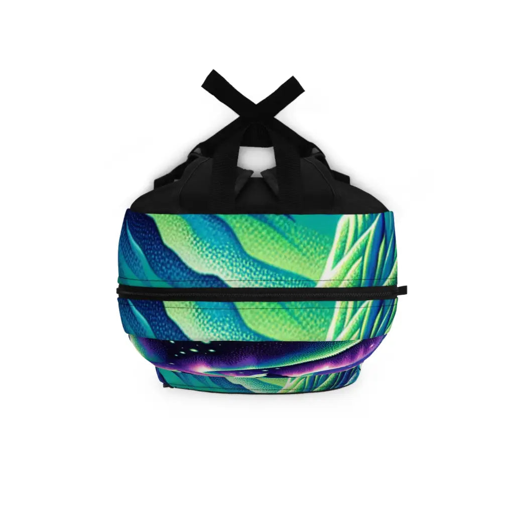 Northern Lights Above the Peaks Backpack One size Bags