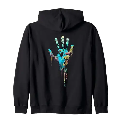 Oceans in Our Hands: The Fragility of Life Zip Hoodie