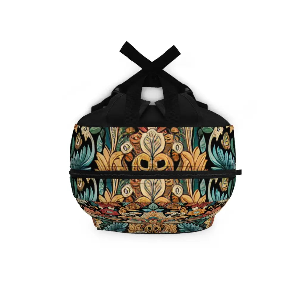 Ornate Cultural Mosaic Backpack One size Bags