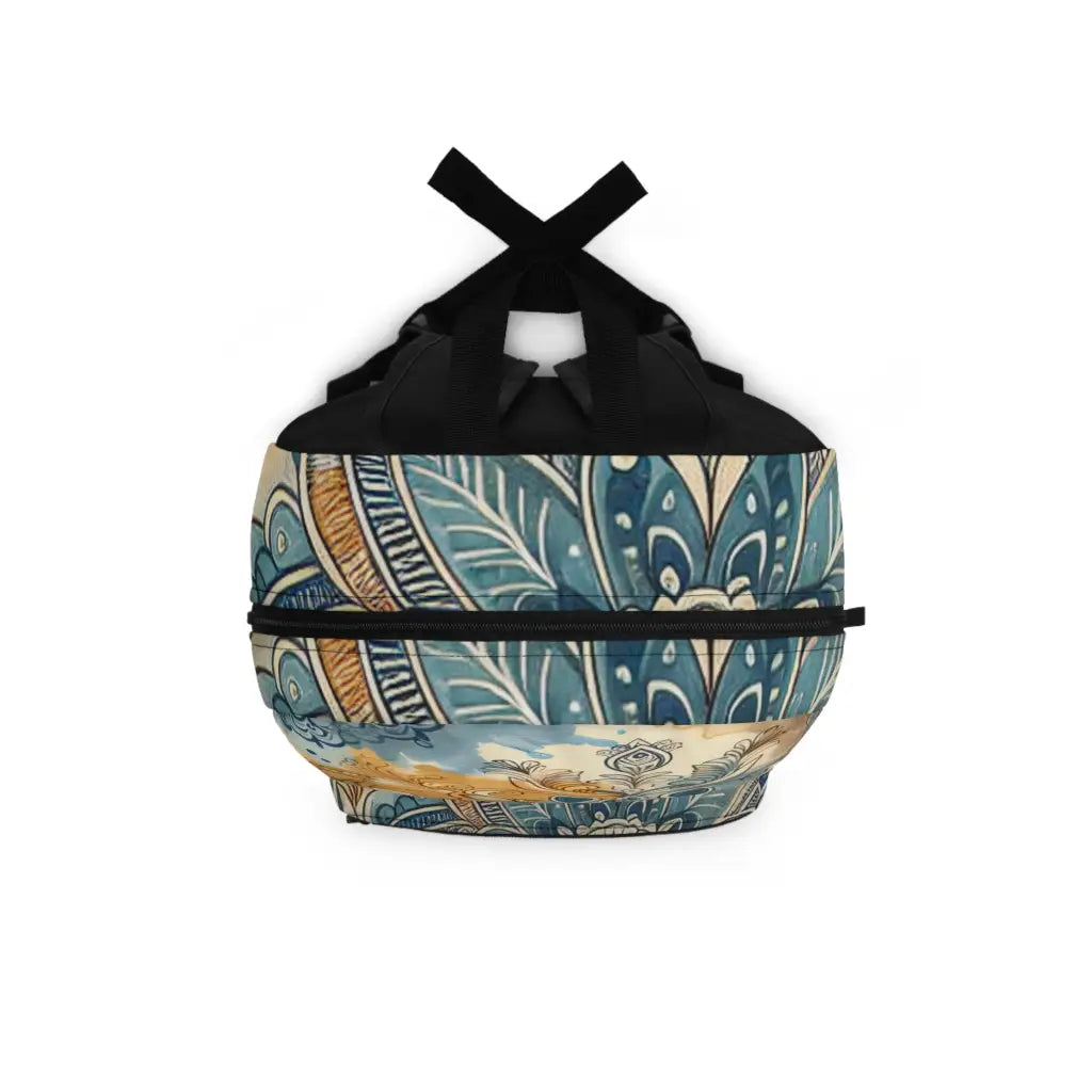 Ornate Watercolor Mandala Fusion Backpack One size Bags