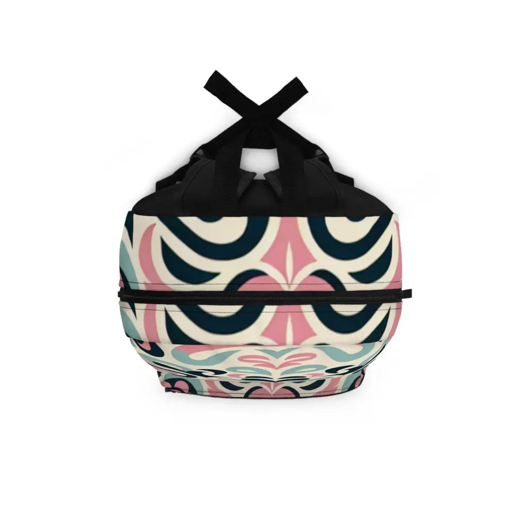 Ornate Whirls and Petals Backpack One size Bags