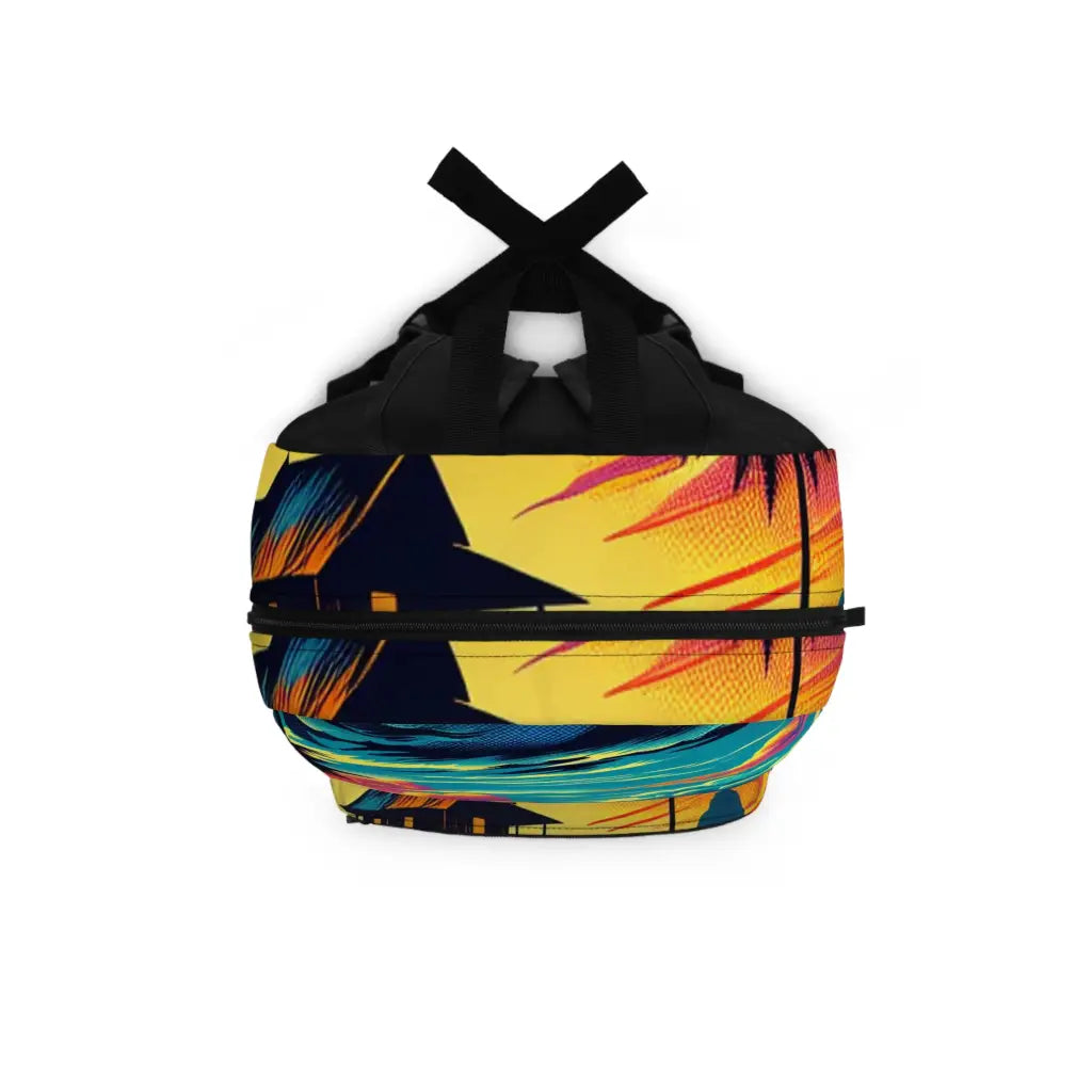Palm Haven at Dusk Backpack One size Bags