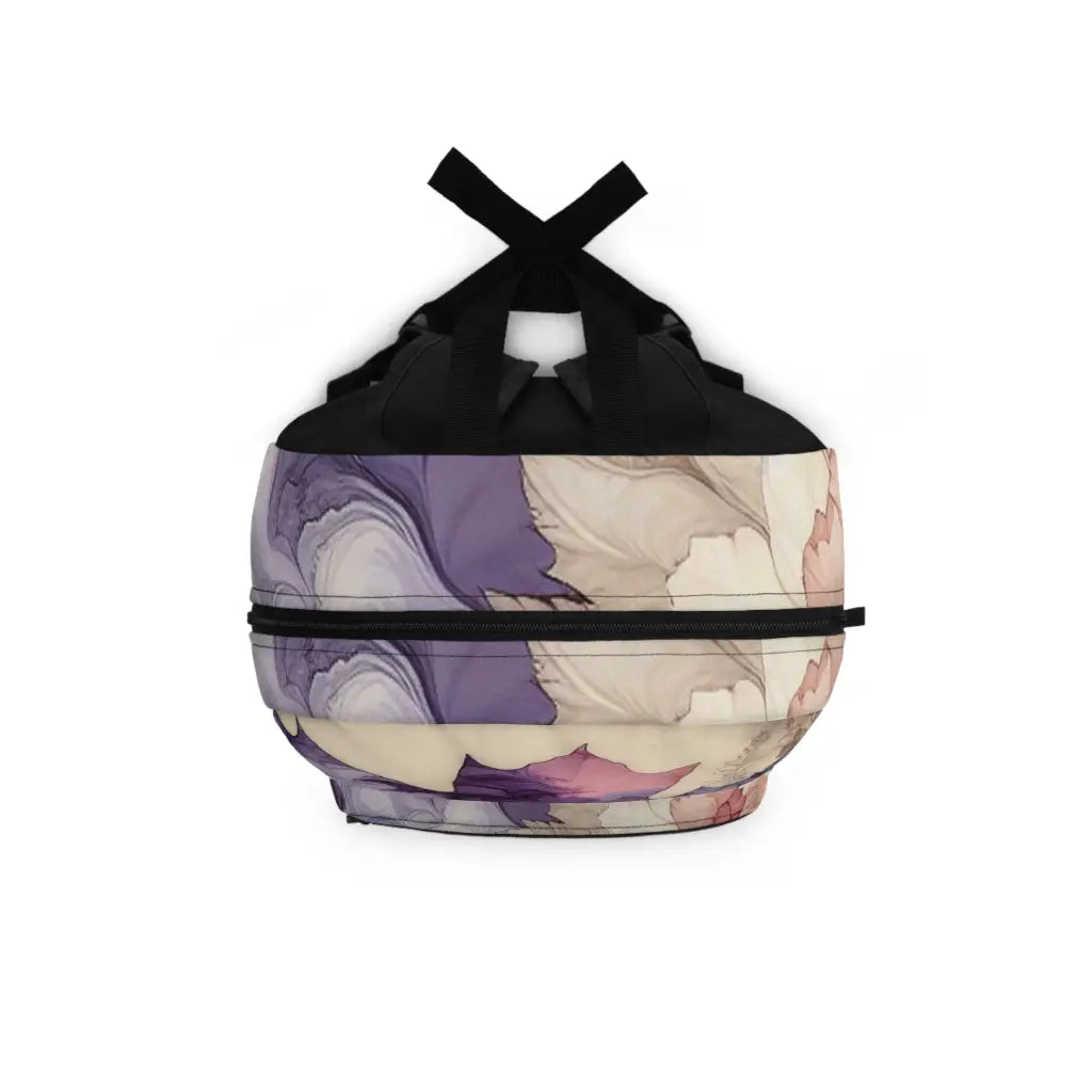 Pastel Petals in Ethereal Swirls Backpack One size Bags