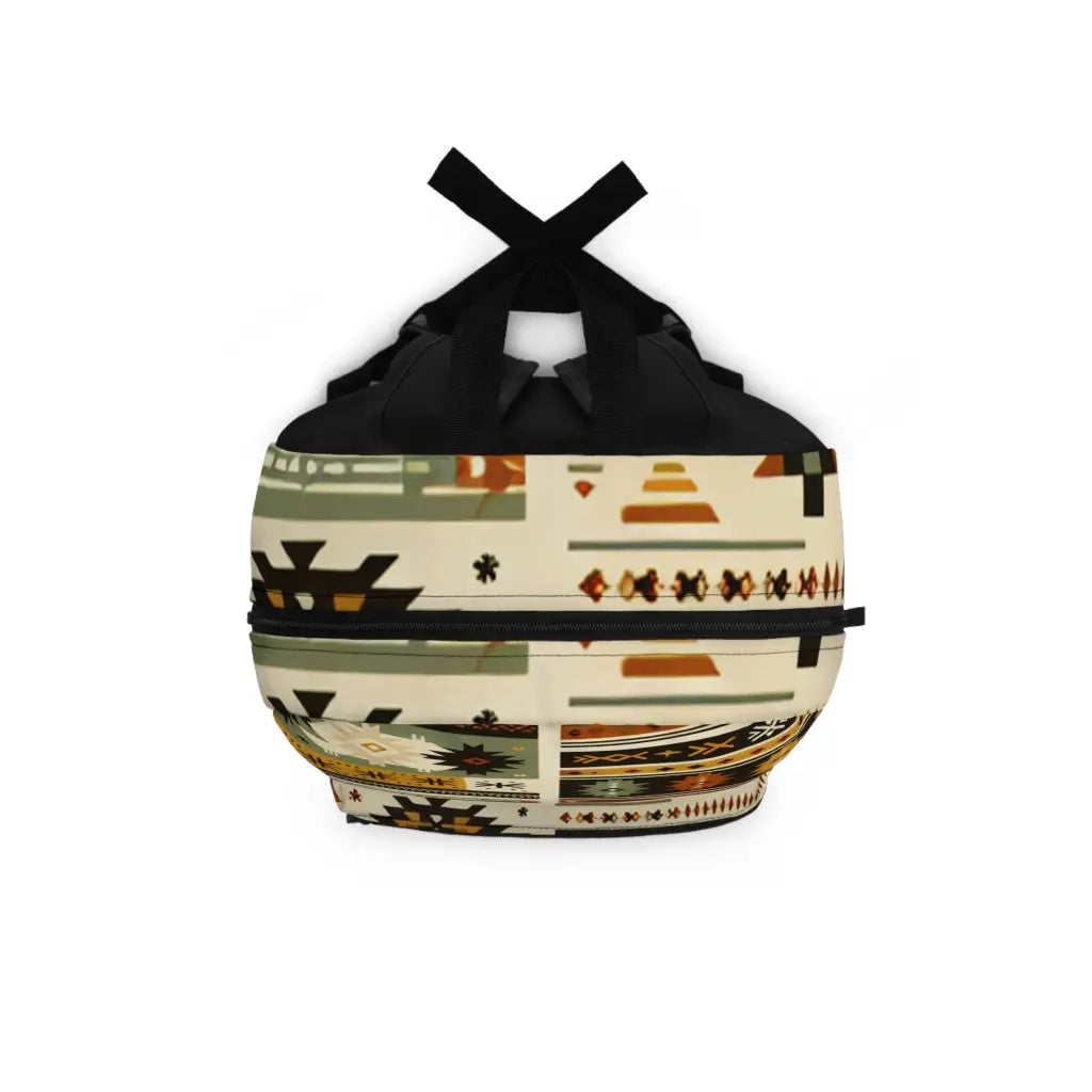 Patchwork of Traditional Motifs Backpack One size Bags