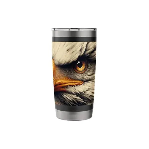 Patriot’s Pride: The Bald Eagle and American Flag Stainless