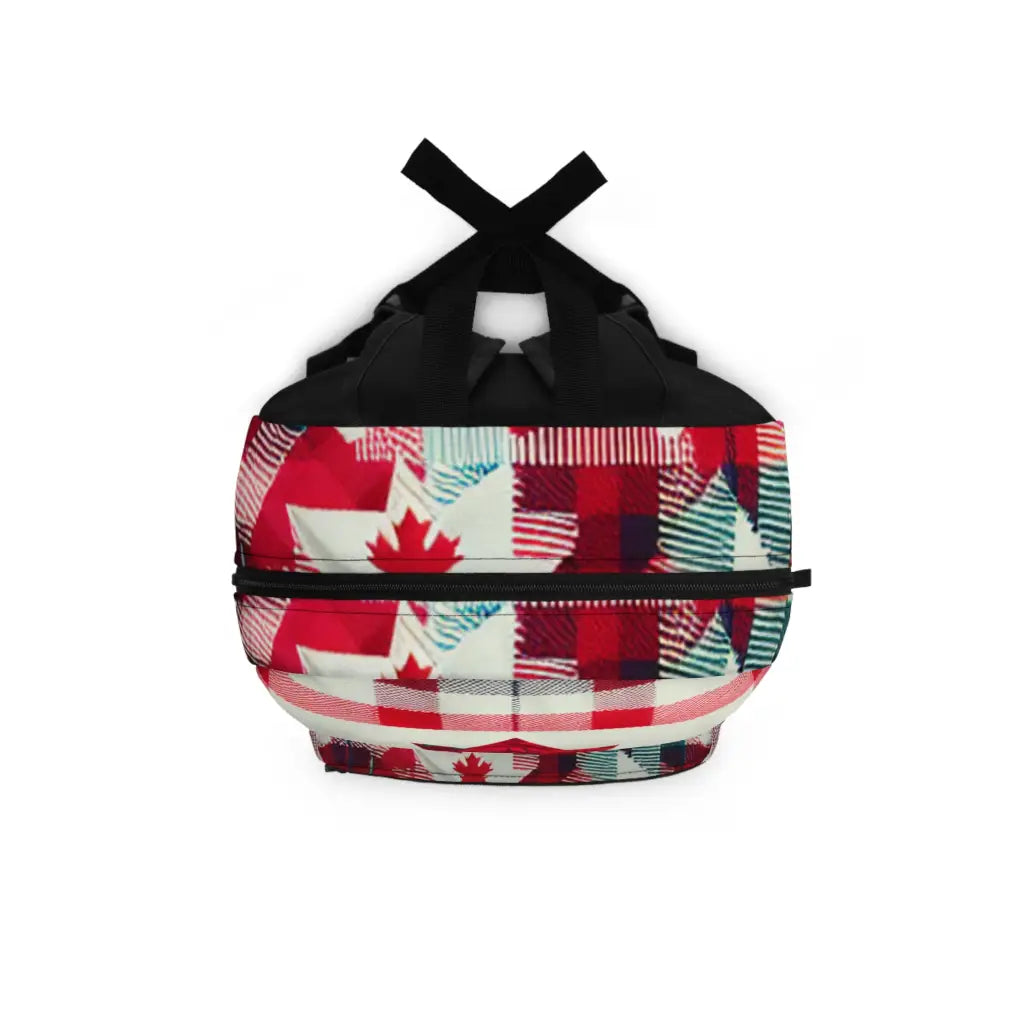 Patterned Maple Patchwork Backpack One size Bags