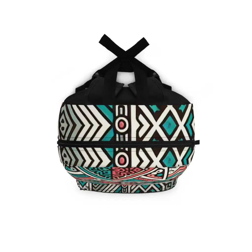Patterned Mosaic Patchwork Backpack One size Bags