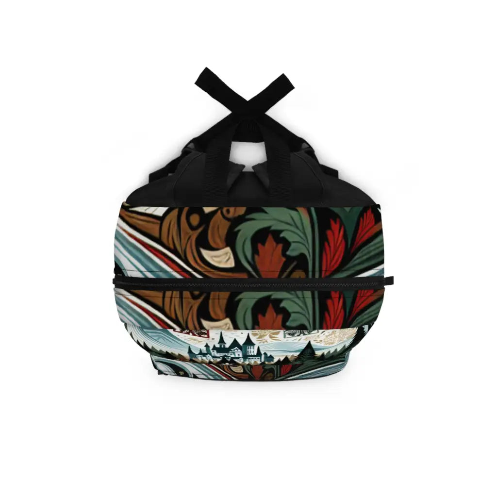 Patterned Nature and Architecture Ensemble Backpack