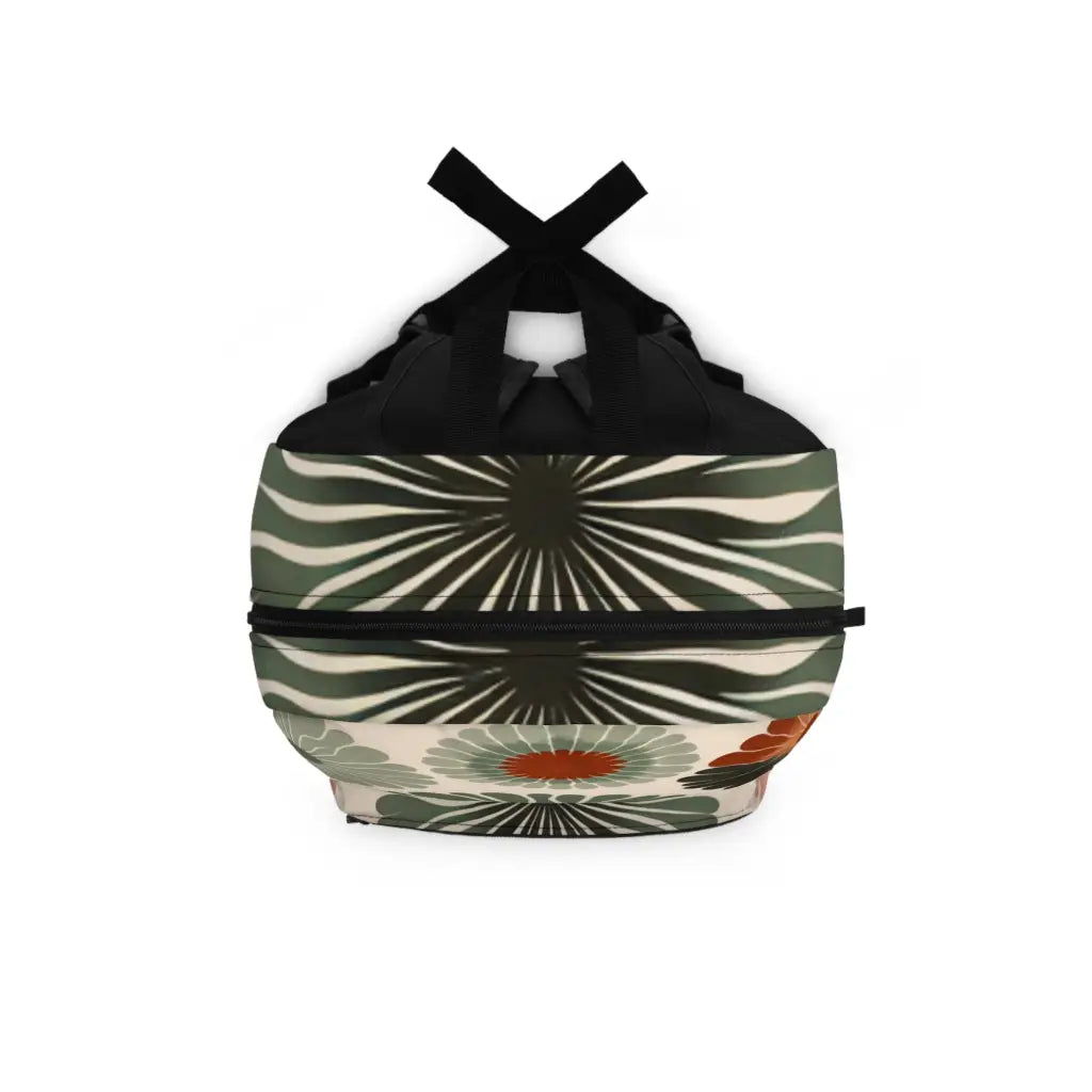 Petal Whirls in Earthy Hues Backpack One size Bags