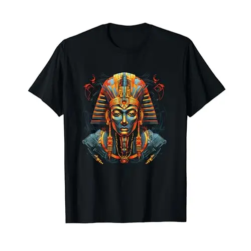 Pharaoh’s Gaze: The Eternal Ruler T Shirt Apparel